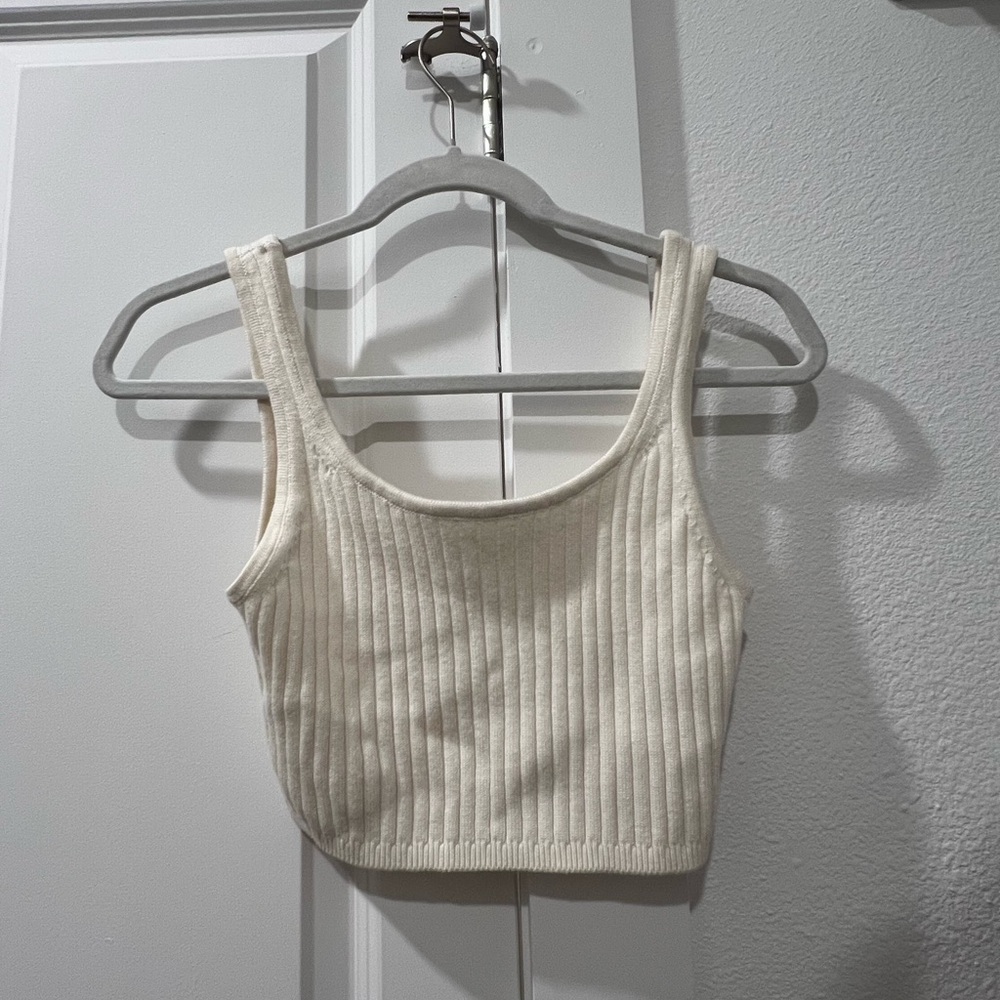Wilfred knit cropped tank